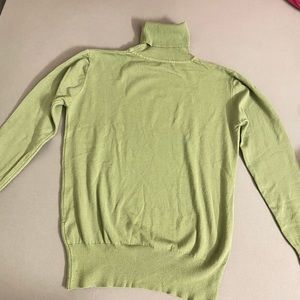 Green Turtleneck Sweater